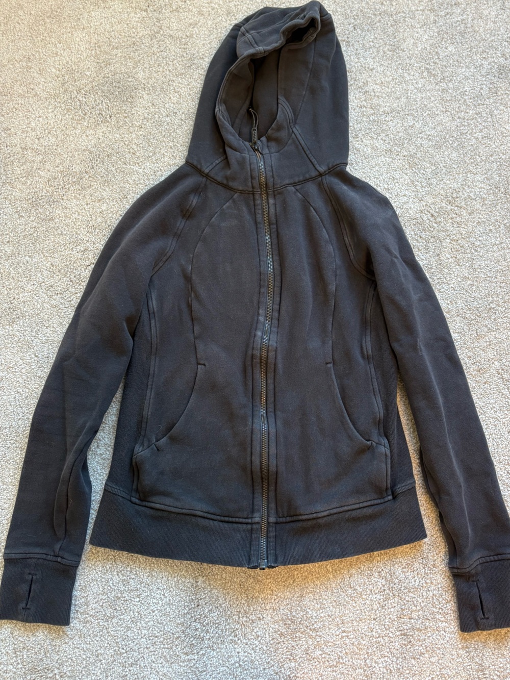 Lululemon Women's Black Scuba Hoodie Jacket